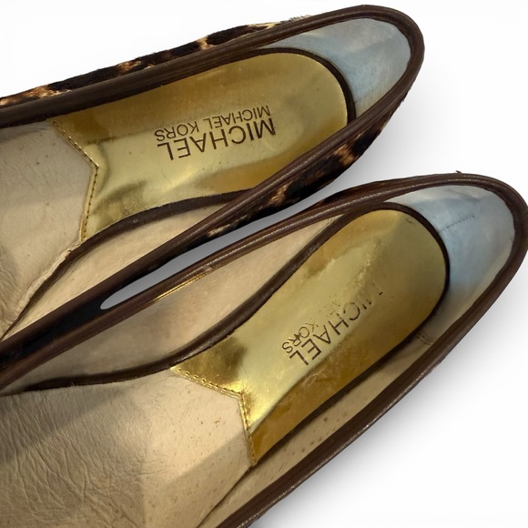 Michael Kors Hamilton Moccasins Loafer Haircalf/Leather Women's Shoes 7.5M - Picture 4 of 7